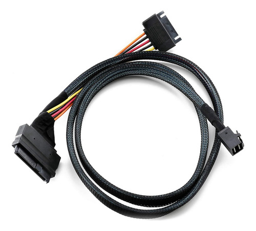 3 Cables Sas Hd Integrados De 12 G A U.2, Sff-8643 A Sff-863