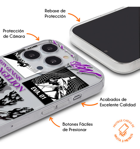 Funda Para Huawei Neon Genesis Evangelion Eva 01 Shinji Case