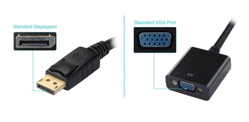 Cable Convertidor / Adaptador De Display Port A Vga