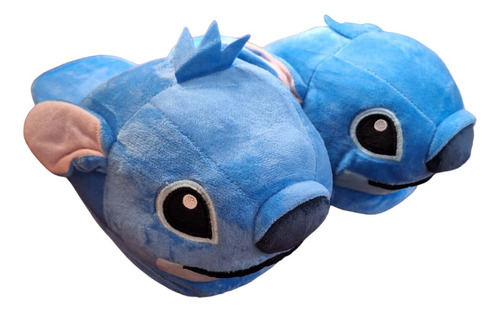 Pantuflas Stitch Abrigadas Abiertas Mujer, Hombre