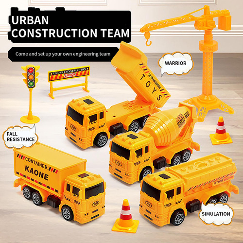 Juguetes Para Niños H Set Engineering Vehicle Excavator Eng