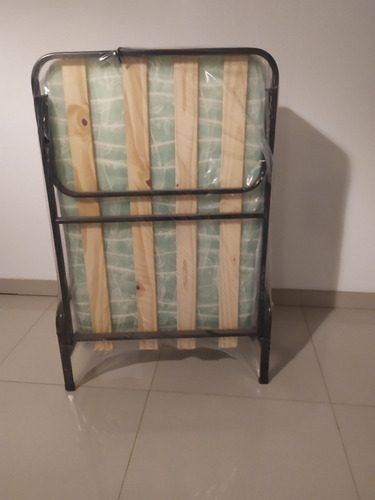Cama Catre Plegable Reforzado Caño Oval Envío Rosario