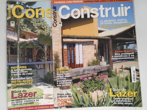 Revista Construir - Casa Projeto Arquitetura Planejados Obra (Usado)