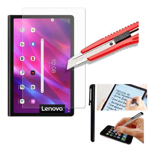 Mica De Vidrio + Lapiz Tactil Lenovo Yoga Tab 11 Yt-j706f