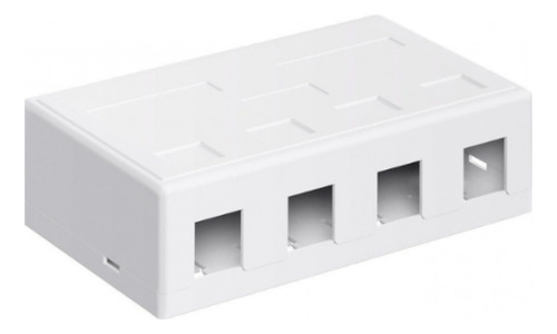Roseta - Glc - Ce-4081 - 4 Puertos - Con Tapa - Cat 5e/6