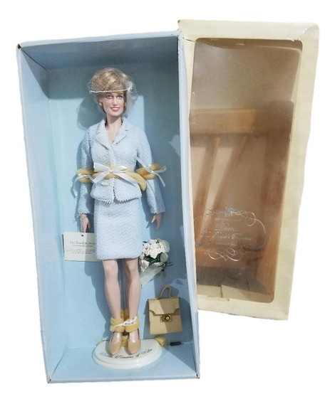 Muñeca de porcelana la princesa diana de gales Royal Dolls Collection 