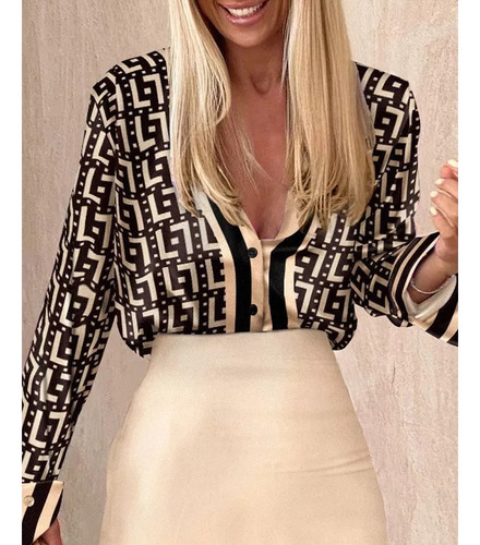 Conjunto De Vestidos De Dos Piezas Con Camisa Y Falda Corta