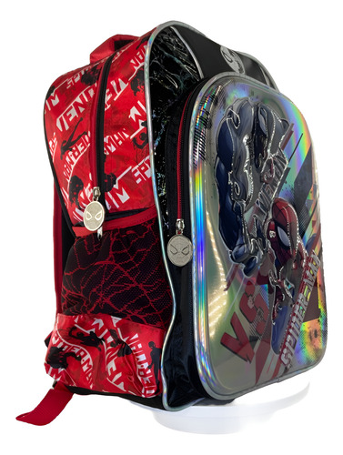 Kits De Mochilas Ruz Primaria Spiderman Mochila Gris Hombre Araña