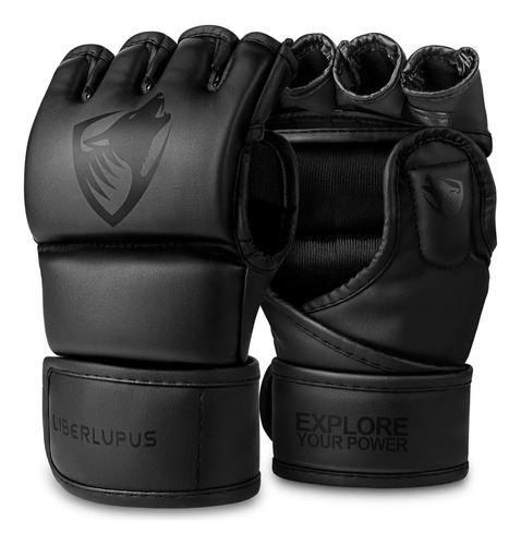 Liberlupus Guantes Mma, Guantes Ufc Para Hombres Y Mujeres, 