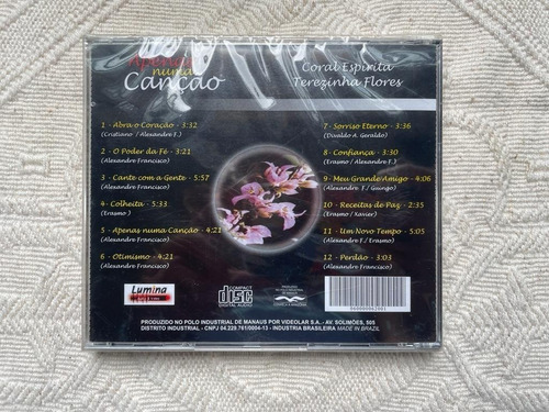 Cd - Apenas Numa Canção - Coral Espírita Terezinha Flores