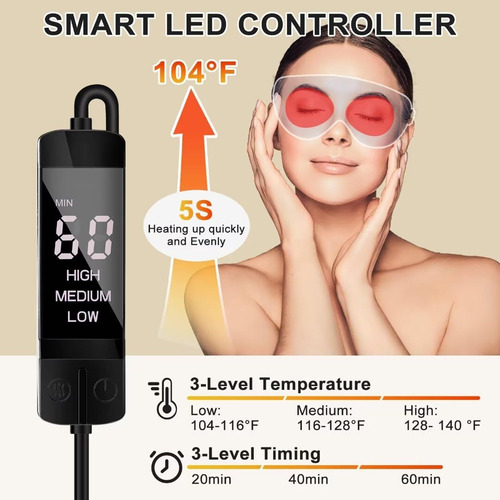 Máscara De Ojos Calentada Usb Para Blefaritis Y Orzuelo Color Nombre Del Diseño