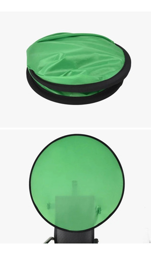 Imagem 4 de 4 de Nova Tela Verde Fundo Placa Dobrável Id Foto