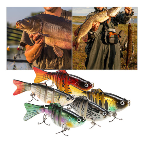 Dy Conjunto De 5 Iscas De Pesca: 10 Cm E 20 G Swimbait Hard