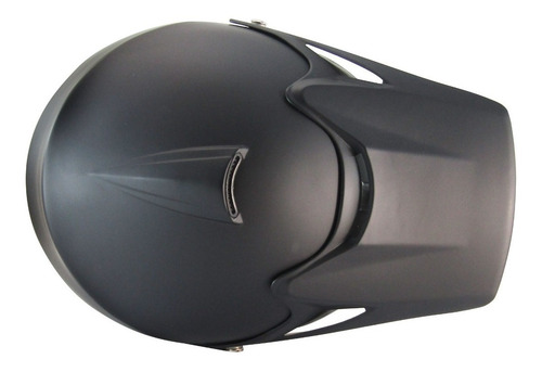 Imagen 3 de 8 de Casco De Cross Para Niños/ Niñas Power Maxx Negro Mate