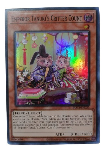Yugioh! Emperor Tanuki´s Critter Count Pote-en037