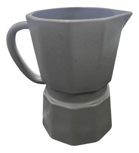 Taza Barista Plastica Clasico Café Leche 225 Cc X 6 Unidades Gris