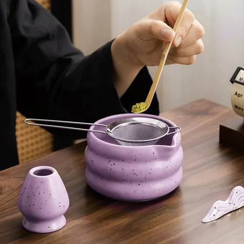 Xtf Kit Cerimonial Matcha 4un: Taça, Batedor E Suporte | MercadoLivre