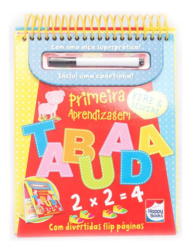 Vire e Desvire-Primeira Aprendizagem: Tabuada, de Igloo Books Ltd. Happy Books Editora Ltda. em português, 2017