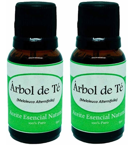2 Aceites Esenciales Árbol De Té Puro 15 Ml. A1