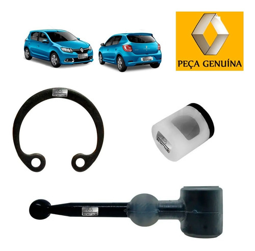 Kit Com Reparo Trambulhador Haste Buchas Sandero Ii 