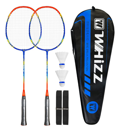 2 Raqueta Badminton Para Recreativo Principiante Cinta