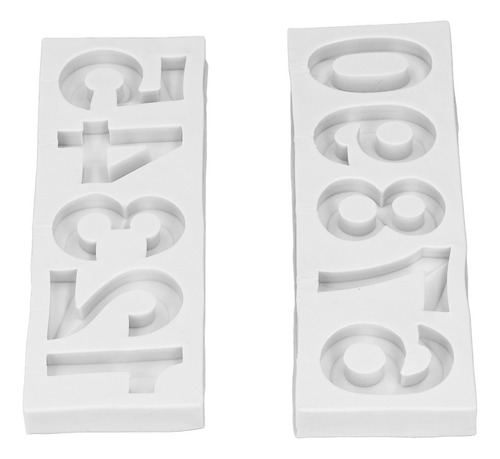 Molde Con Números Para Decoración De Magdalenas, 0-9, Carame