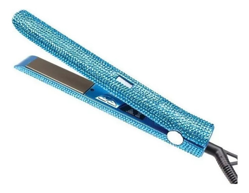 Plancha Alisadora De Pelo Con Strass, Rizador 2 En 1