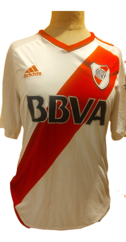 Camiseta River Plate. Original. N° 7. Rodrigo Mora. (Usado)