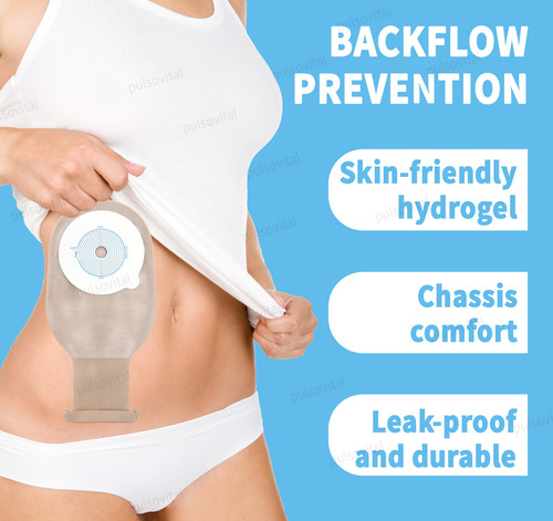 30* Bolsa Drenaje Ostomia 15-76mm Recortable Bolsa de Colostomia