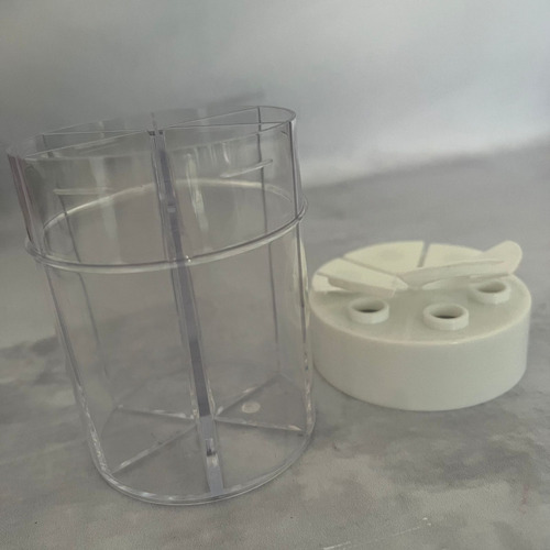 Imagen 5 de 6 de Frasco Plastico (6 Compartimentos) X 10 Unidades / Lauacu