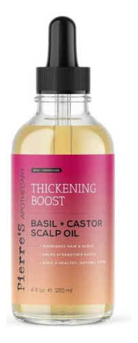 Pierre's Apothecary Basil + Castor Scalp Oil 120 Ml