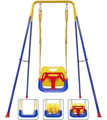 Columpio Para Niños Pequeños, Juegos De Columpios 3 En 1 Par