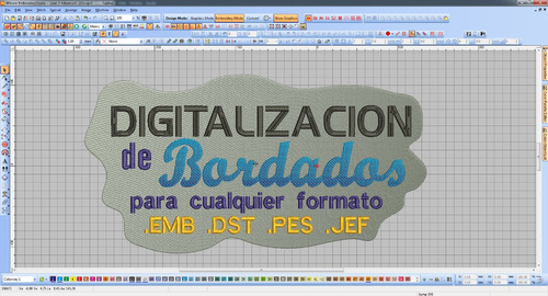 Digitalizacion De Bordados Wilcom , Pef , Brother , Pes 