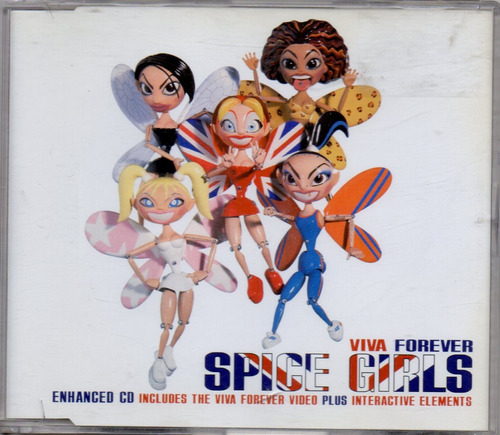 Spice Girls Viva Forever Single Cd 4 Tracks Enhanced Eu 1998