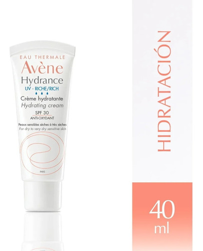 Avene Hydrance Optimale Uv Crema Enriquecida Fps 20 40ml