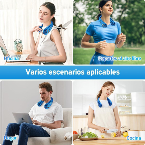 Ventilador Mini De Cuello Portatil Recargable Usb Personal Ventilador Chiquito Ventilador Portatil