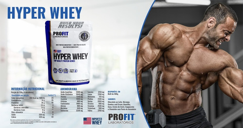 Imagem 4 de 4 de 4x Hyper Whey 100% 900g - Profit