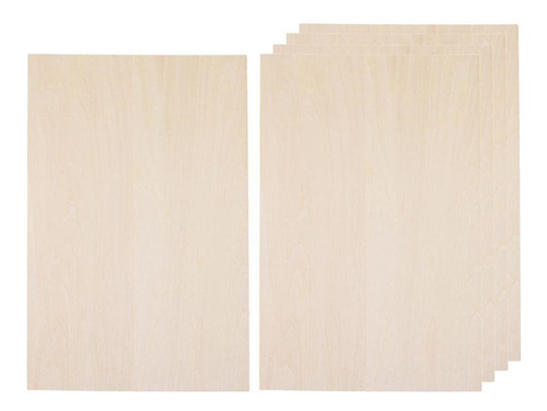 20x Planície Madeira De Balsa Folhas Madeira Serrada Para