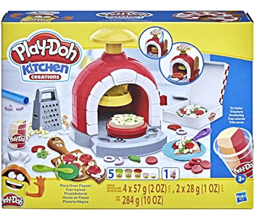 Play-doh Kitchen Creations Pizza Oven Playset, Play Food Toy