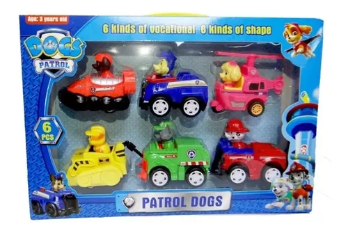 Kit Pista Com 6 Carrinhos Patrulha Canina