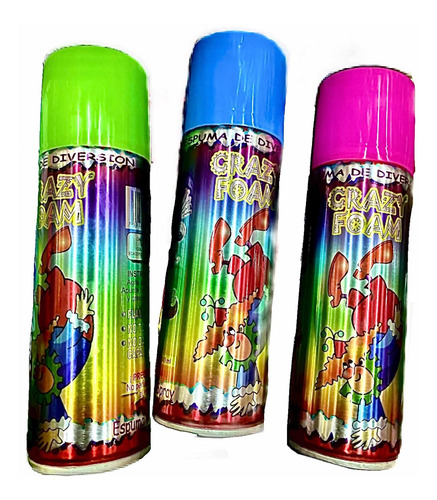 20 Espuma Loca Spry Hora Loca Fiesta Acuatica Partynices
