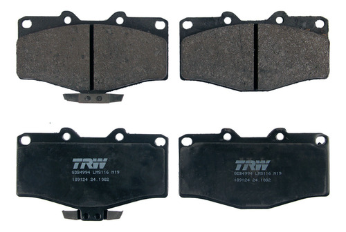 Balatas Del. Para Toyota Tacoma Sr5 1999 2.7 L4 Dohc Trw