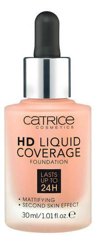 Base de maquillaje Catrice HD Liquid Coverage Base Liquida Coverage Hd 040 Warm Beige tono 40