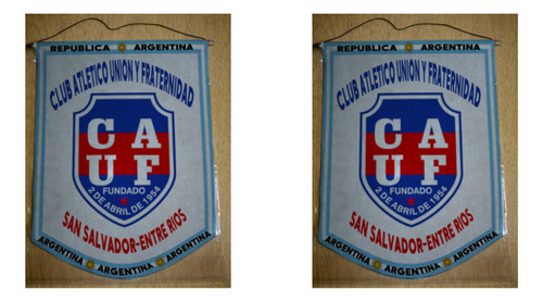 Banderin Grande 40cm Union Fraternidad San Salvador