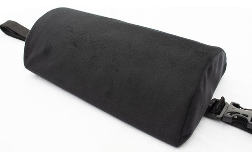Encosto Lombar Meia Lua Fisioterapia Cadeira Game Escritorio Cor Preto Desenho do tecido Liso