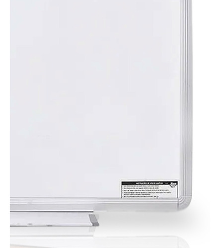 Imagem 2 de 5 de Lousa Quadro Branco Mold Aluminio 80x60 Apagador 5 Marcador