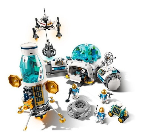 Kit Lego City Base De Investigación Lunar 60350 786 Piezas