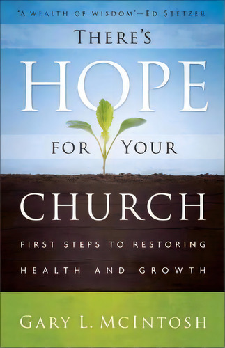 There's Hope For Your Church, De Gary L. Mcintosh. Editorial Baker Publishing Group, Tapa Blanda En Inglés