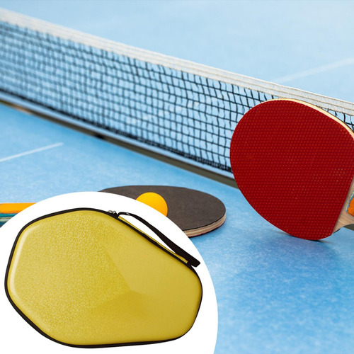 Cubierta De Raqueta De Tenis De Mesa, Bolsa De Amarillo
