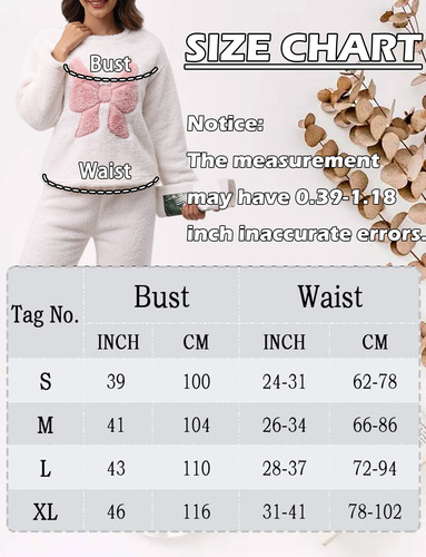 Conjunto De Sleepwear Pijama Mujer Invierno Polar Calentito